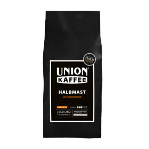 Halbmast halbentkoffeinierter Kaffee